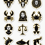 Zodiac Signs - Sticker Sheet v3